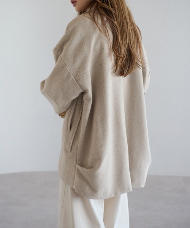 2wayカラーミドルコート