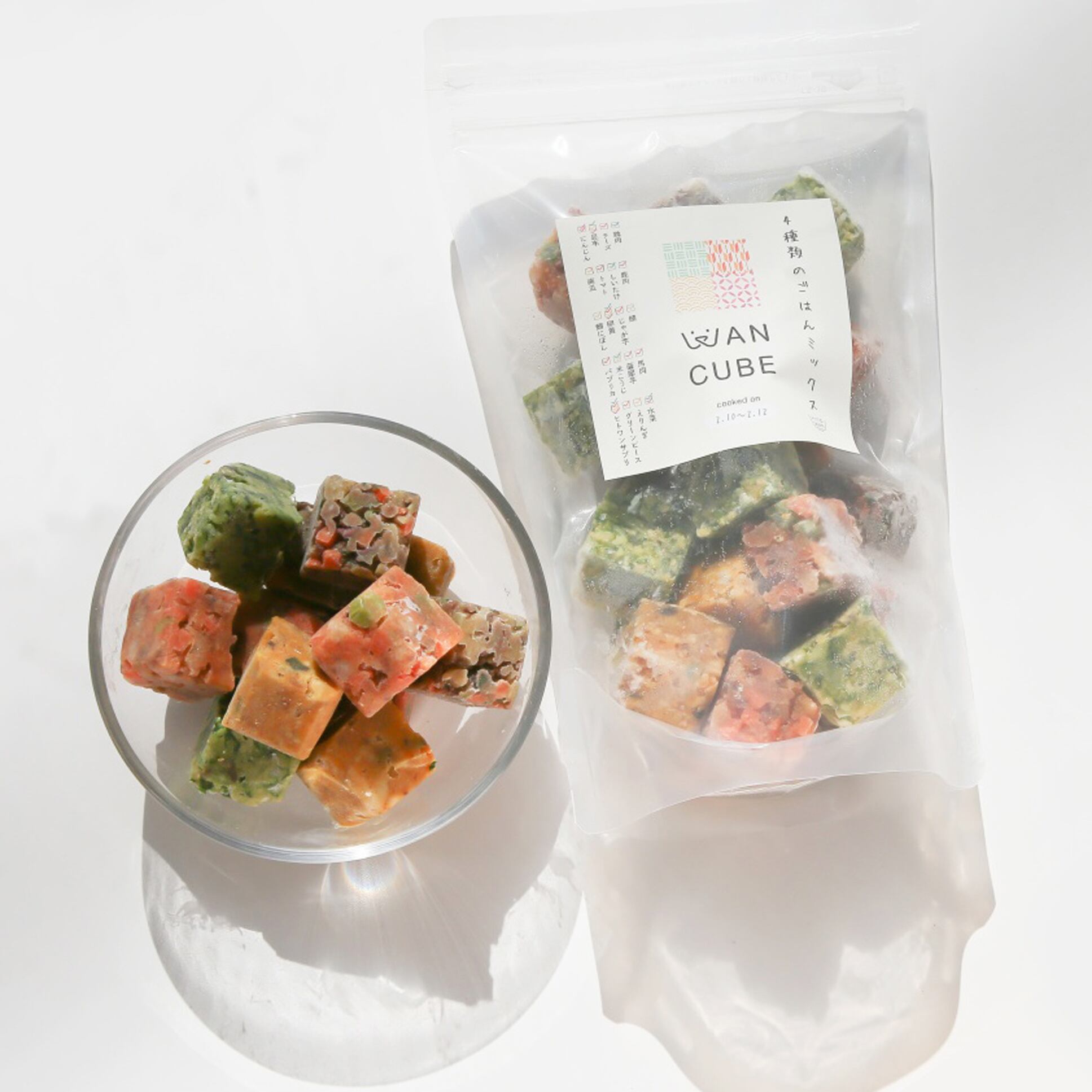 4種mix 24キューブ入り Hitowan ヒトワン 手作りドッグフード 獣医師監修