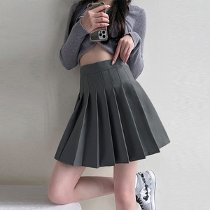 プリーツ スカート ミニ レディース 韓国 春夏 おしゃれ 大人 かわいい きれいめ カジュアル Aライン ハイウエスト インナーパンツ付き 大人可愛い 大人女子
