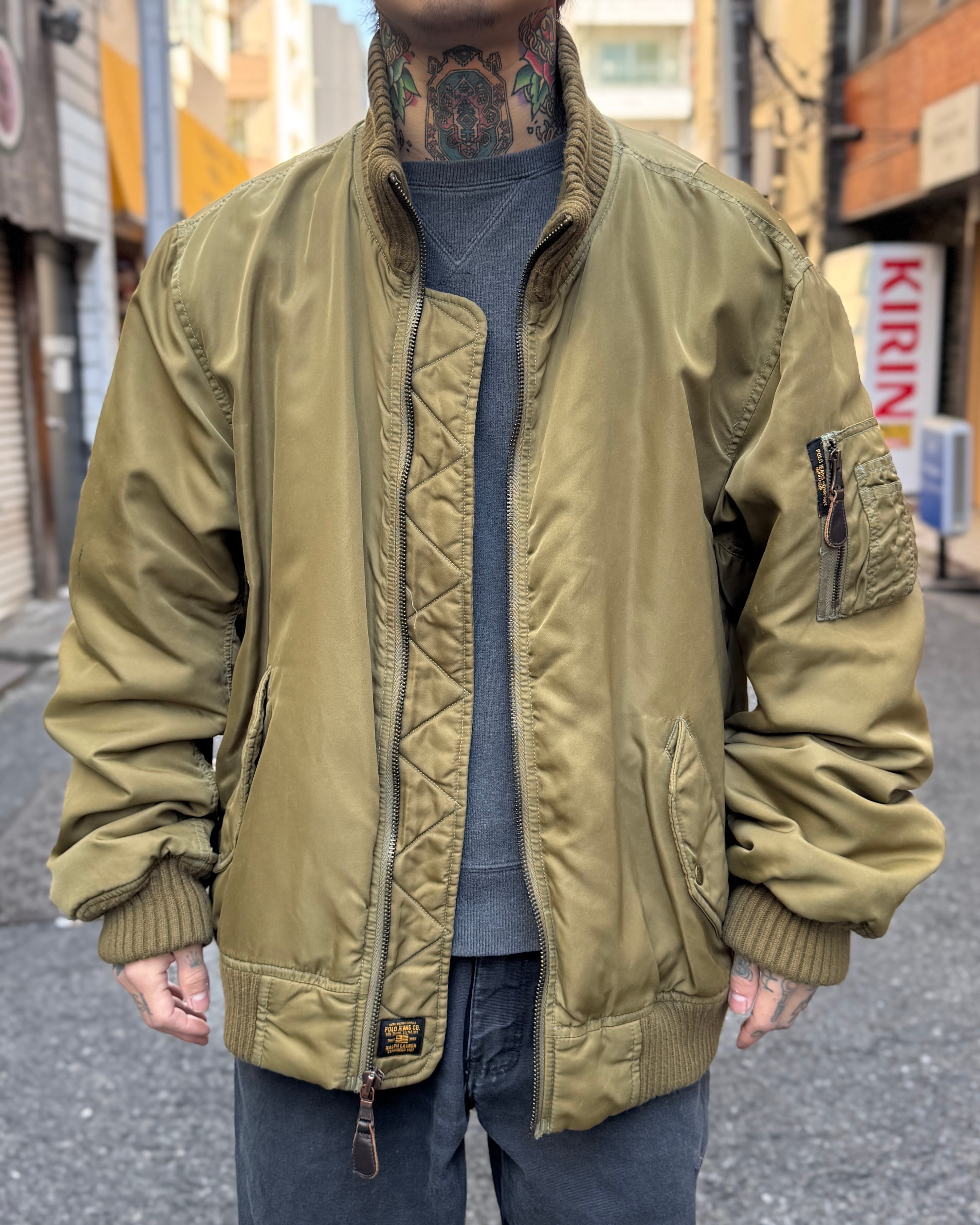 Special‼︎】 00's old stussy Varsity Jacket 