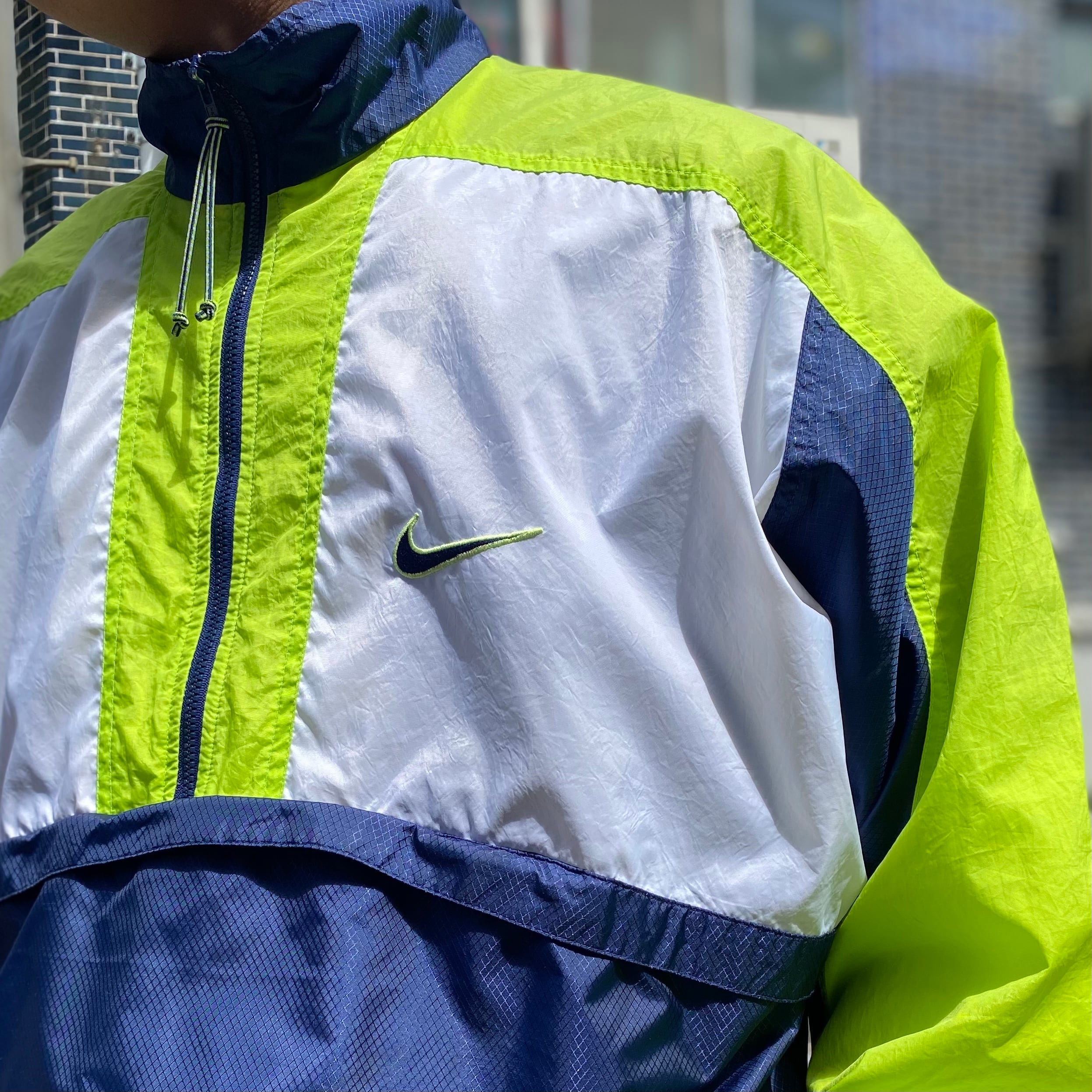 size:XL【 NIKE 】ナイキ ハーフジップ プルオーバーナイロン ...