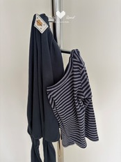 韓国子供服 / LALALAND / 26Autumn / ミューズ ストライプ Tシャツ / 秋服 / キッズ *XS~XL*