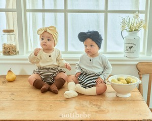 【oott bebe】パピヨンキャンディブルマ ブルー 70~80cm