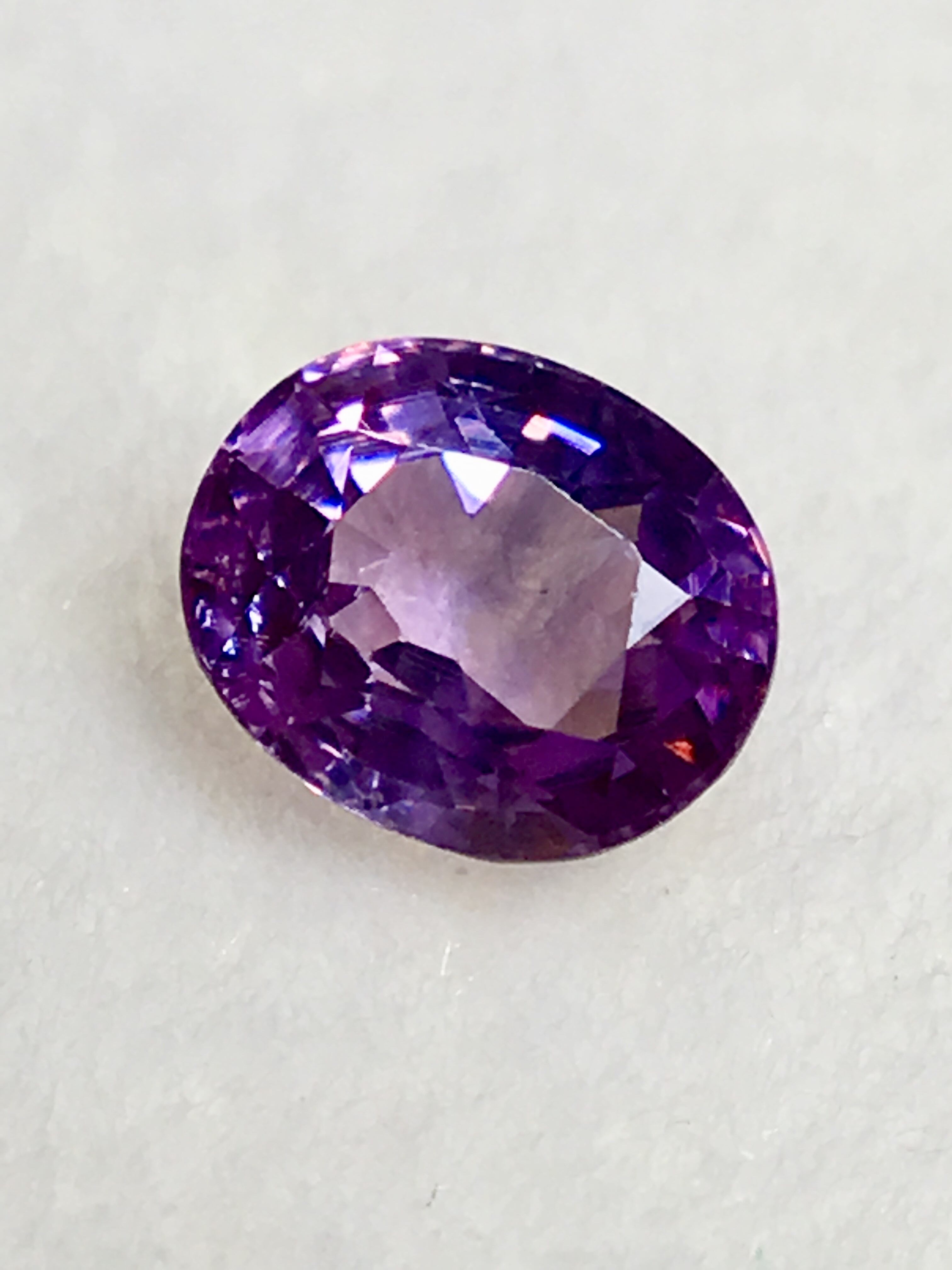 ”蠱惑”のストーン 0.5ct UP 天然 バイオレット サファイア ルース | Frederick’s Gems&Jewelry powered  by BASE