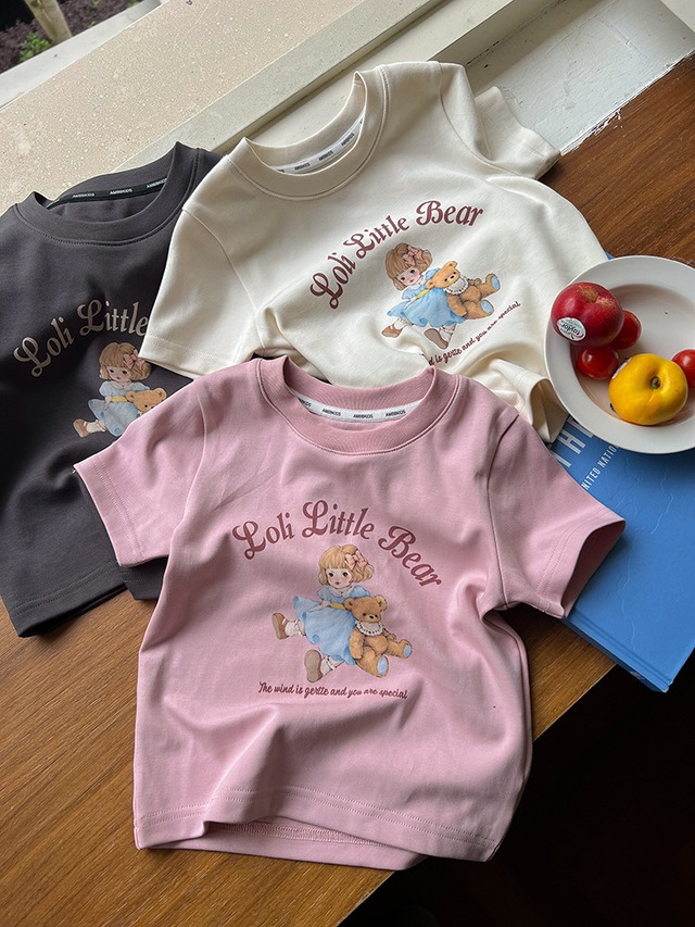 【KID】プリンスくまプリント半袖Tシャツ - 9