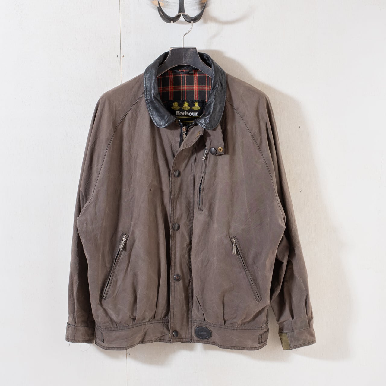 ヴィンテージBEAUFORT名品Britishwax-jacket market British wax-jacket market