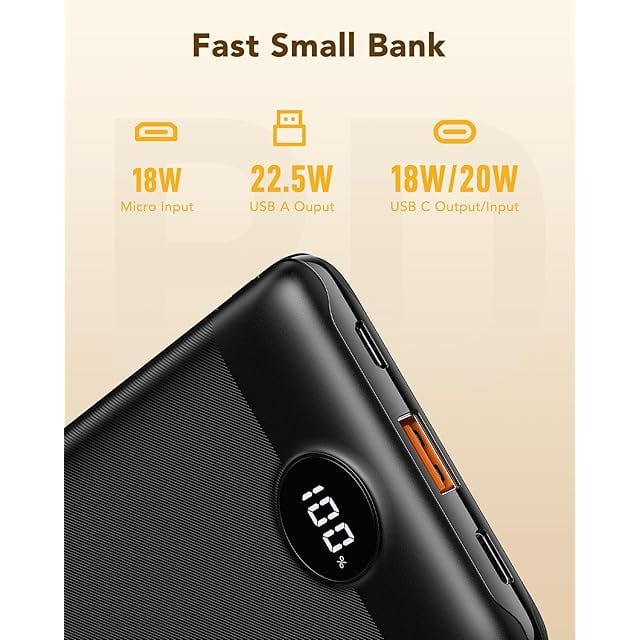 モバイルバッテリー 軽量 小型 【2025業界初登場&22.5W急速充電