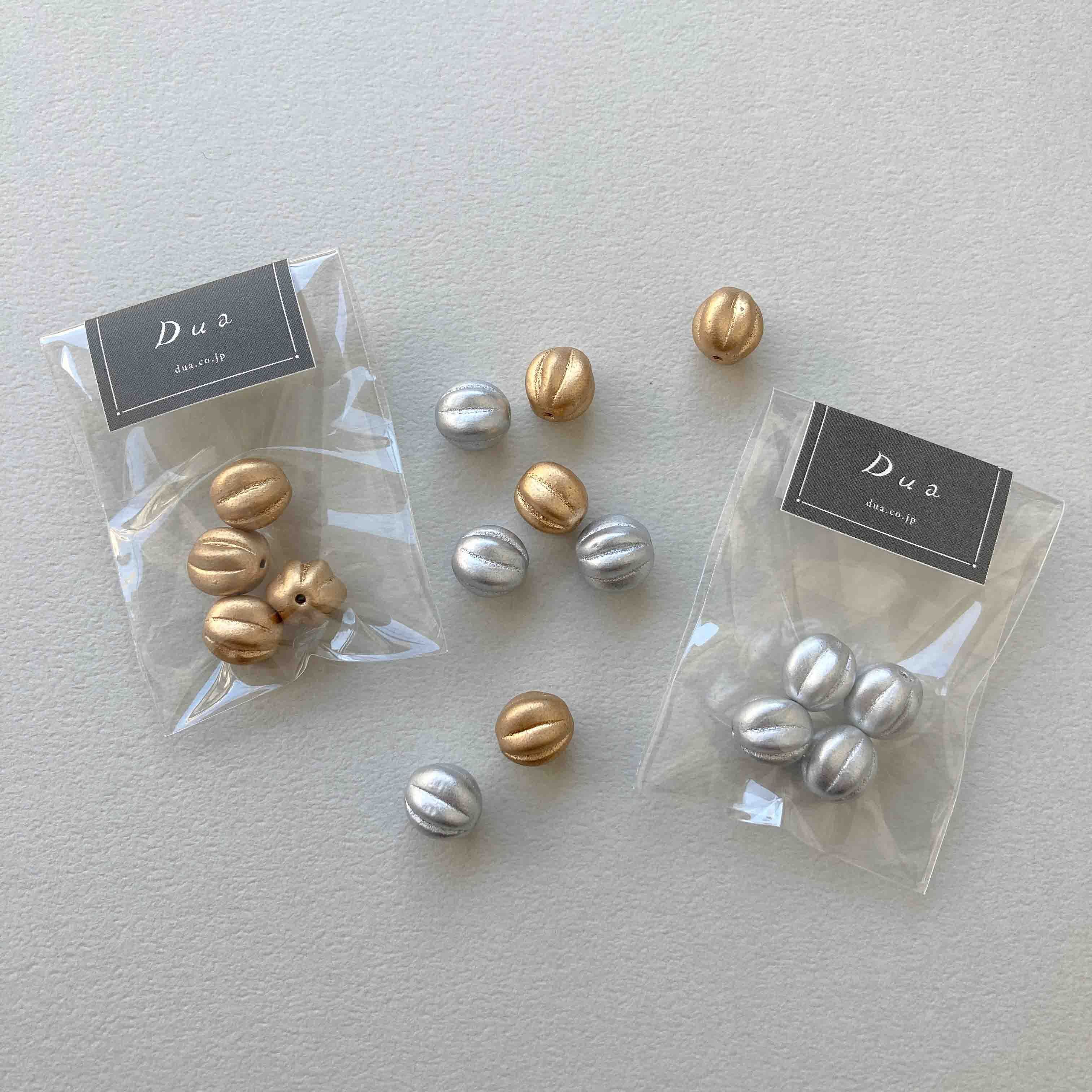 〈再入荷〉マットなメロン玉チェコビーズパック(4p)