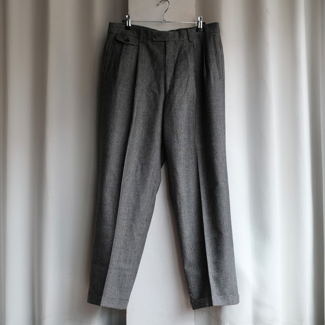 CHRISTIAN DIOR GLENCHECK SLACKS