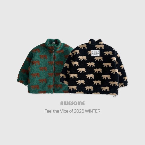 awesome bebe［取寄］bear dumble yangtel zipup 26winter