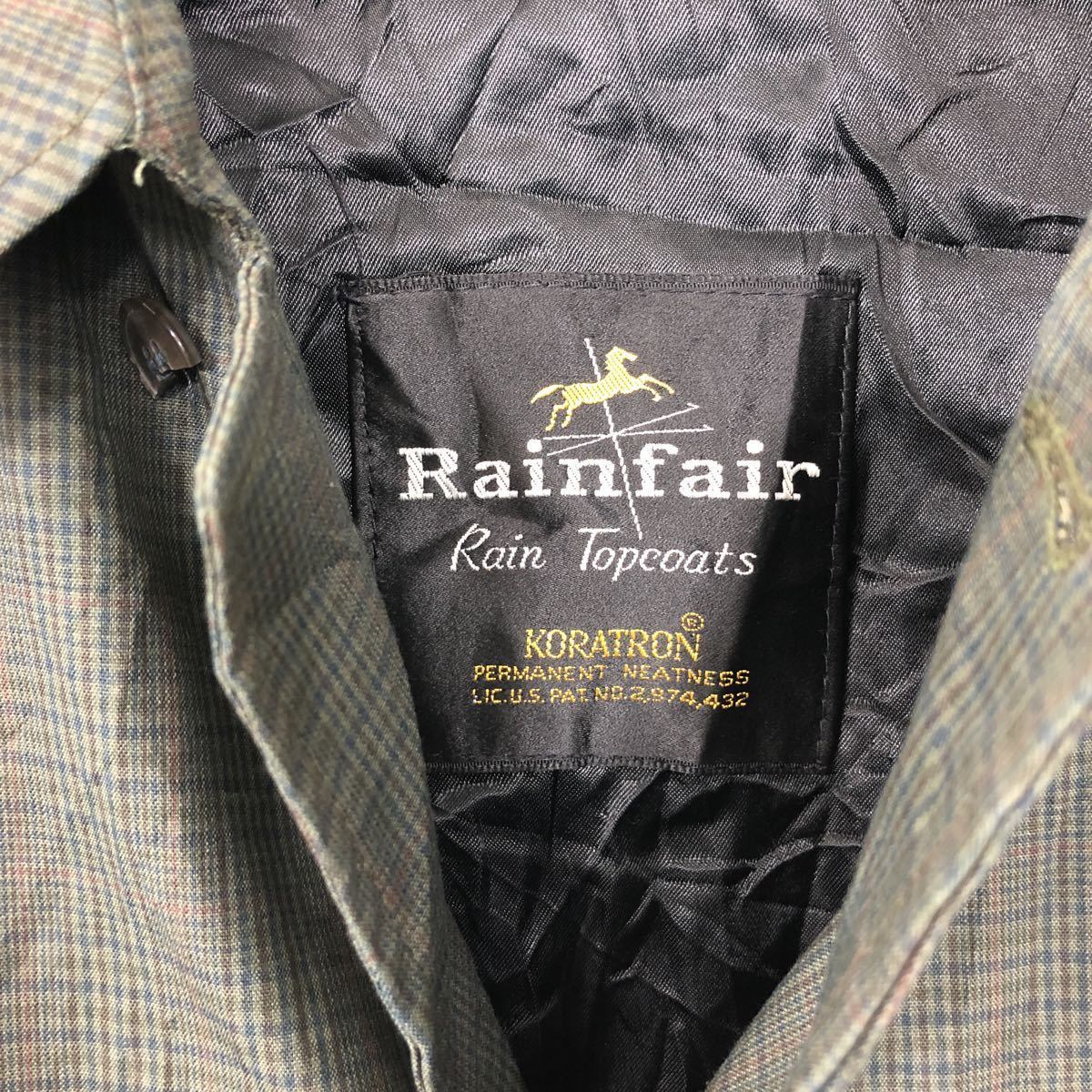 70s rainfair rain topcoat バルマカーンコート