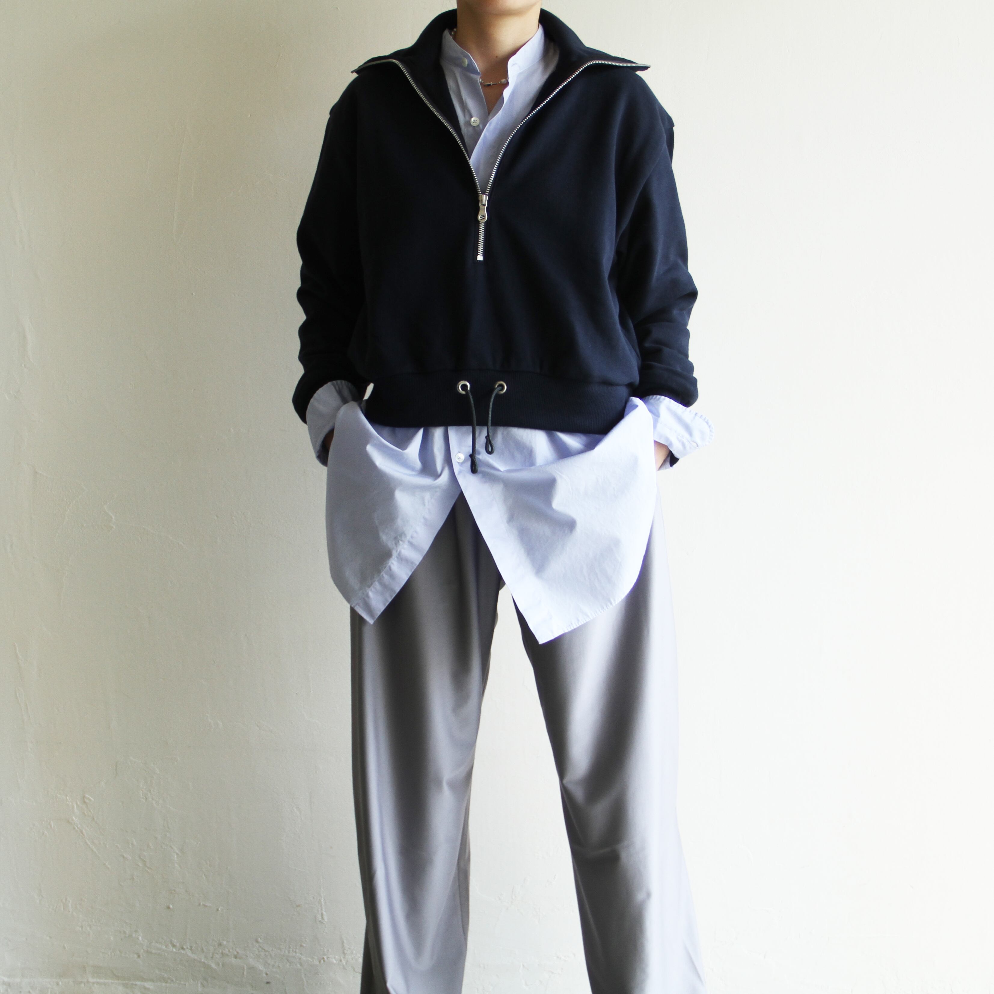 JUN MIKAMI 【 womens 】 Half zip pullover | Terminal JUN MIKAMI 【 womens 】 Half zip pullover | Terminal