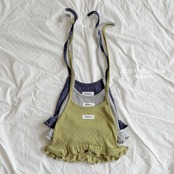 韓国子供服 / ninibello / Bibi Eyelet Halter Top  / トップ *XS~XXL*