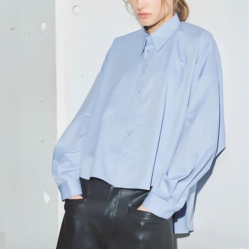 【 ANGELINA 】Refined Oversized Shirt