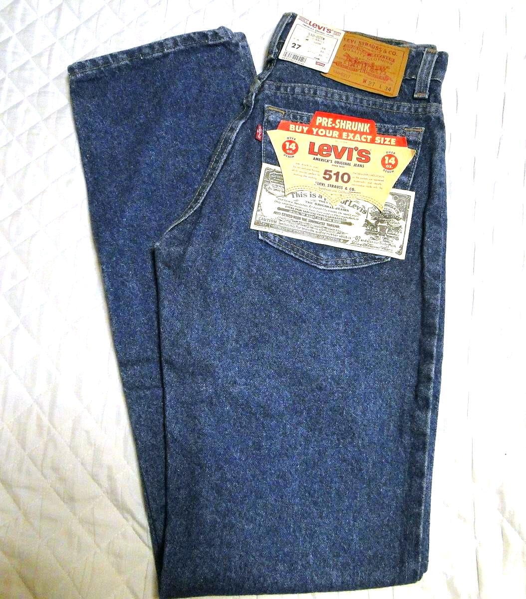 金額は変更済みですlevi's ブラックデニム DED STOCK 90年代 510 UK製