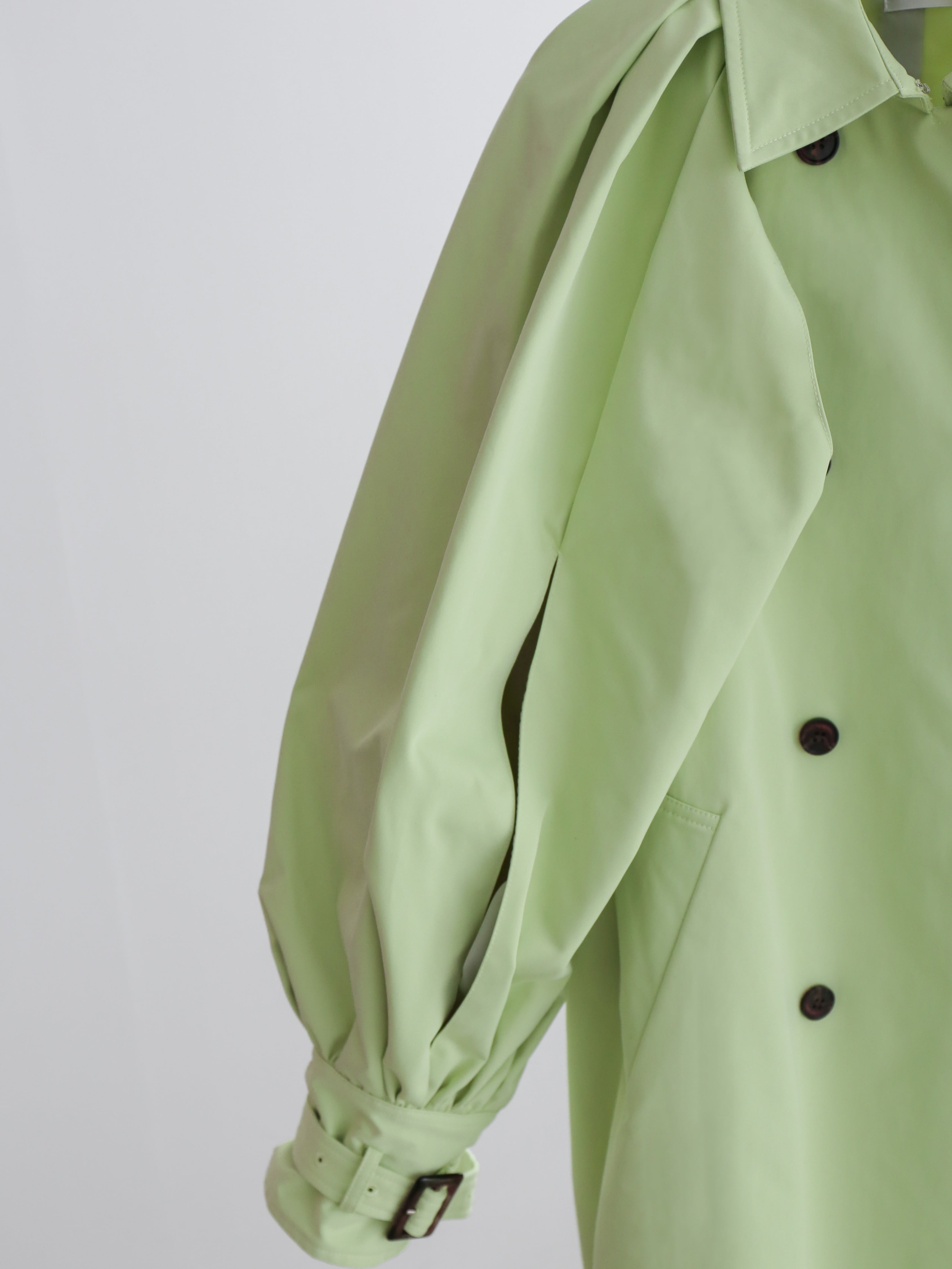 2way balloon sleeve long trench coat（melon） | Katrin TOKYO