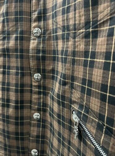 CHROME HEARTS クロムハーツ クロスボール ブラウンチェック