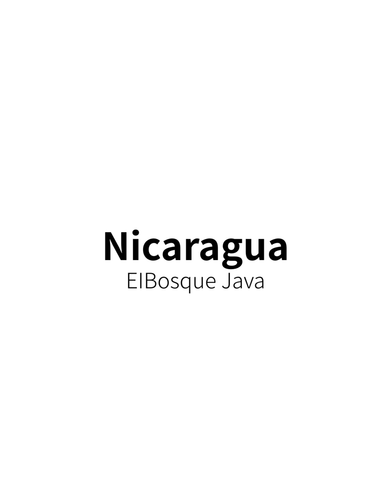 【浅煎り】Nicaragua EIBosque Java【ニカラグア エルボスケ ジャバ】85g