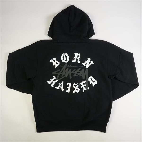 STÜSSY \u0026 BORN X RAISED LOGO ZIP HOODIE