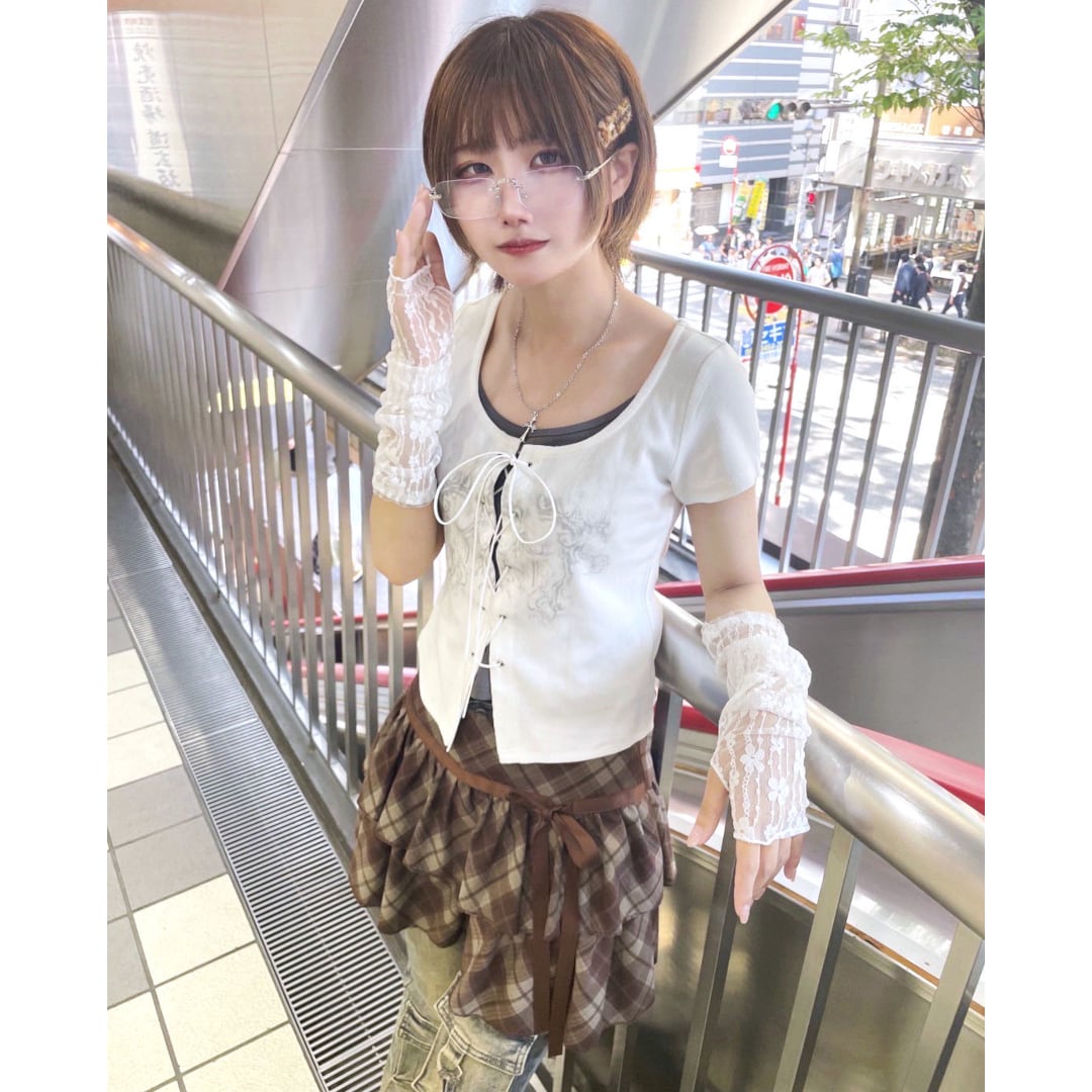 お値下　EPOCA　リボンコンビカットソー サテンコンビジャージー デザインカットソー | EPOCA (Women)/エポカ