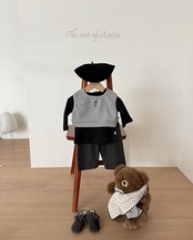 韓国子供服 / 26Autumn / Aosta / 星キャンディベスト / 秋服 *S~XXL*