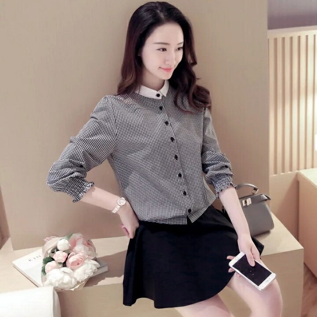 ワイシャツ トップス レディース 送料無料 長袖 ミディアム丈 フリル シャツ ブラウス クレリック チェック 丸襟 袖あり リボン かわいい きれいめ シンプル 大人 上品 おしゃれ お洒落 かっこいい 大人可愛い 大人女子 ラブリー キュート ガーリー クール セクシー エレガント 無地 春 夏 秋 冬 10代 20代 30代 40代 50代 オフィス ビジネス OL 通勤 学生 通学 デート お出かけ 着回し 普段使い 重ね着 韓国系 ブラック S M L XL オルチャン