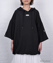 【直営限定ITEM】ソフトシアサッカーフーディー (BLACK) CQ-49002H