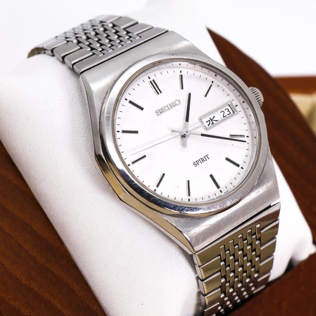 美品》SEIKO スピリット クロノグラフ腕時計