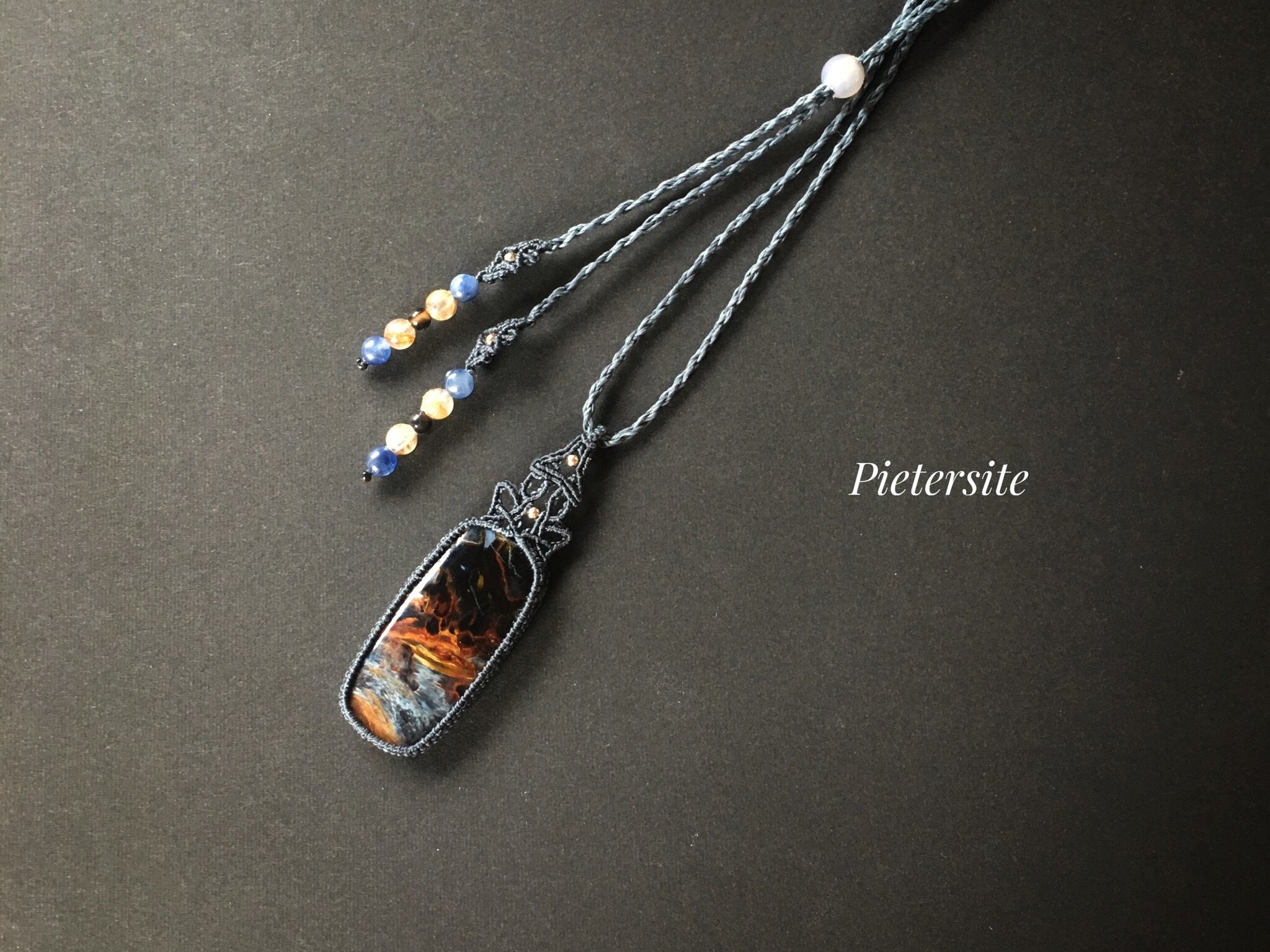 ピーターサイト macrame necklace