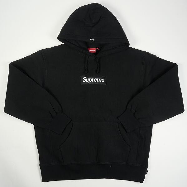 Supreme Box Logo Hooded Sweatshirt  黒 M