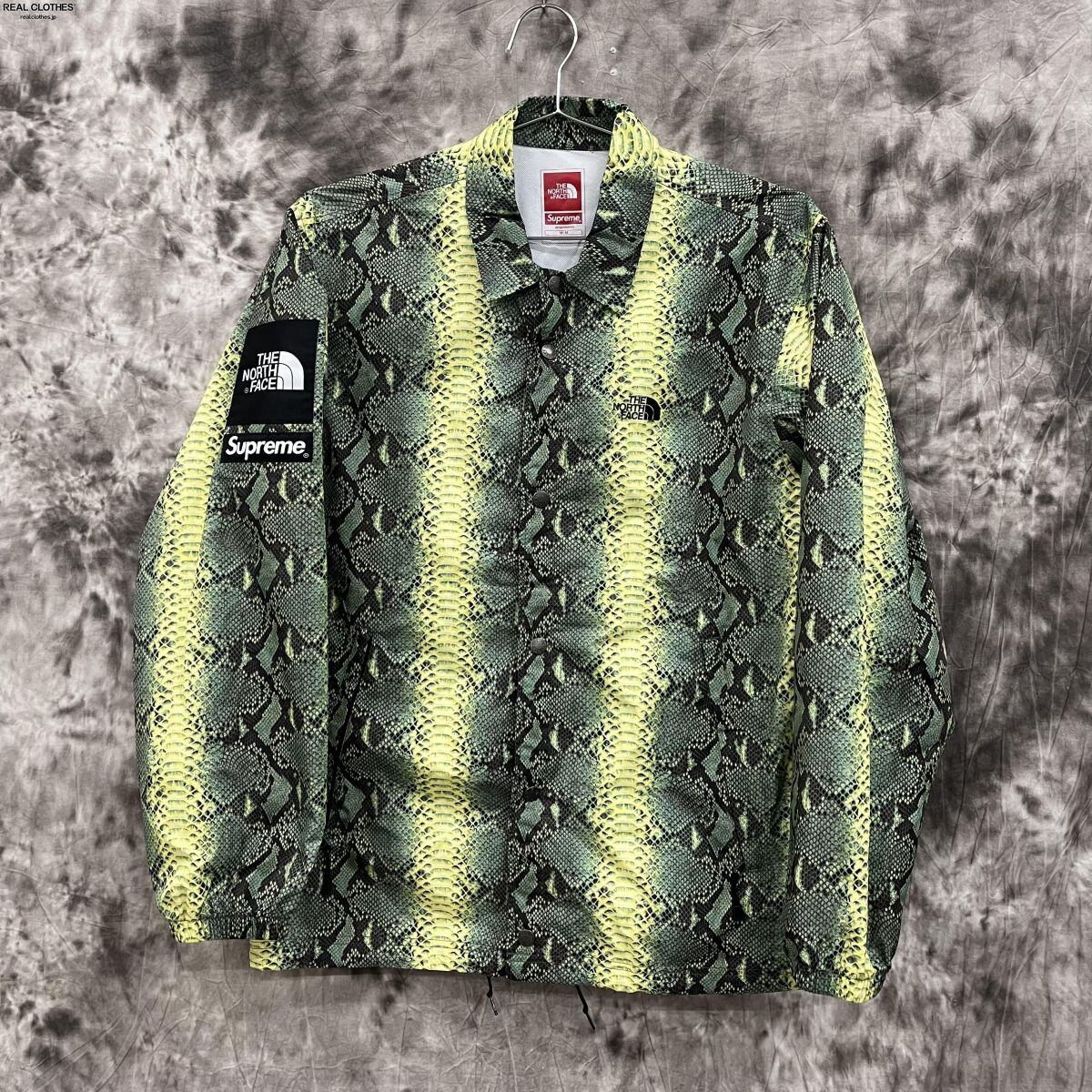 Supreme The NorthFace Snakeskin コーチジャケット