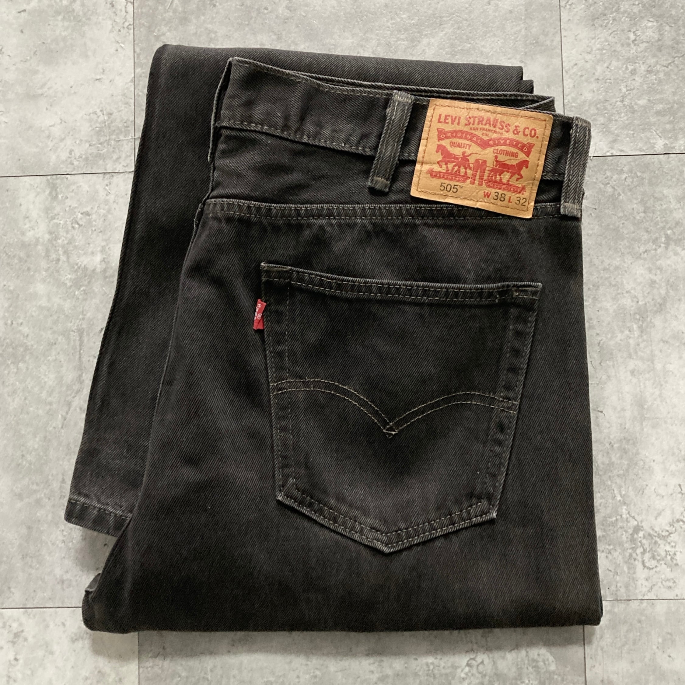 W31 L36】90's US.Levis 501 リーバイス バレンシア工場(555) ボタン裏