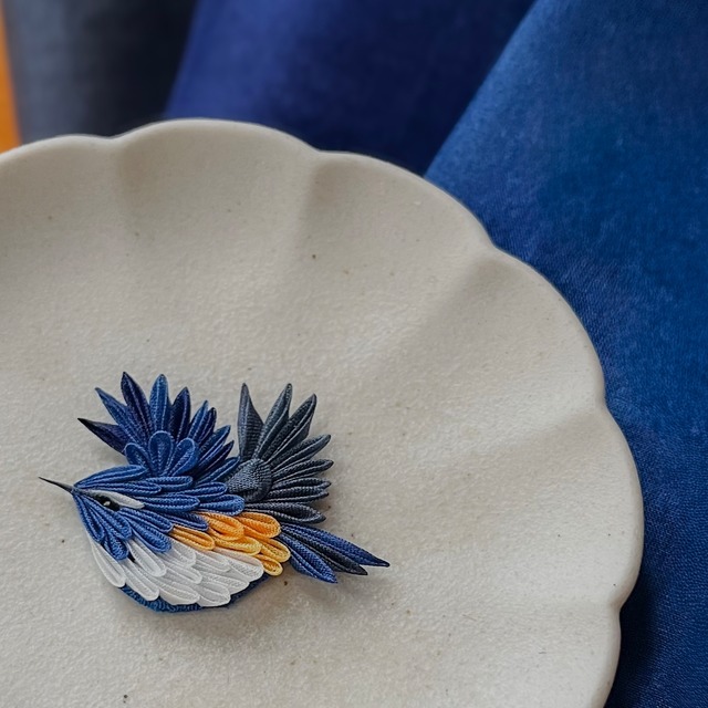 瑠璃の福音　ブローチ/帯留