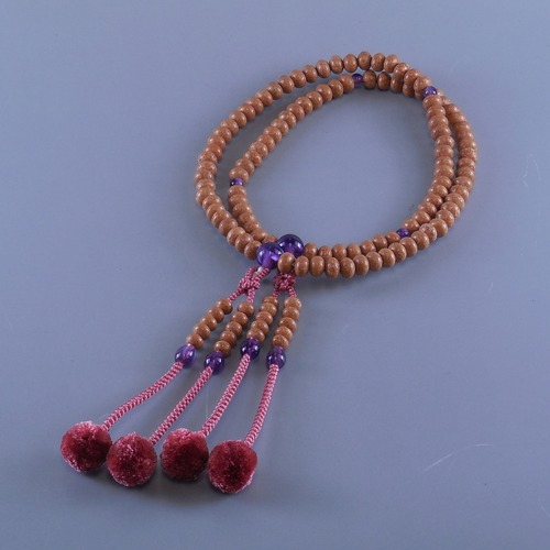 天竺菩提樹8寸本連 紫水晶