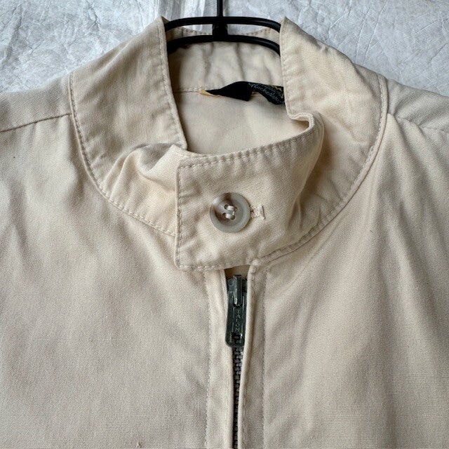 Champion ジップアップブルゾン 60s コットン エクリュ Talonジップ ヴィンテージ古着 画像5