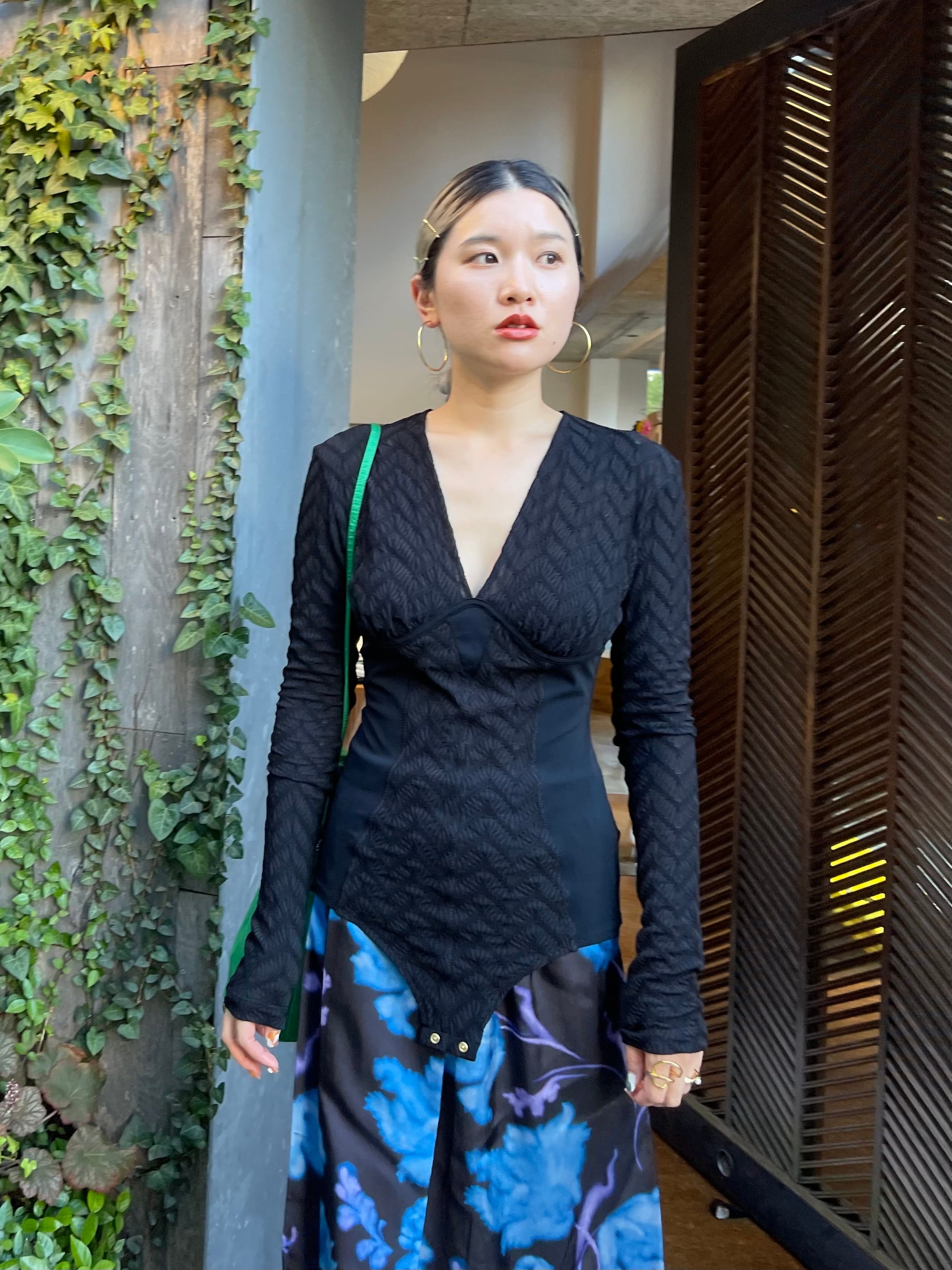 FETICO フェティコ / JQ JERSEY V NECK BODYSUITS | TRENTオンライン 