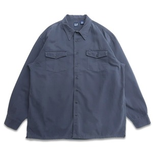 古着 GAP ギャップ ダックワークシャツ 長袖シャツ 表記：XXL　gd402471n w40503