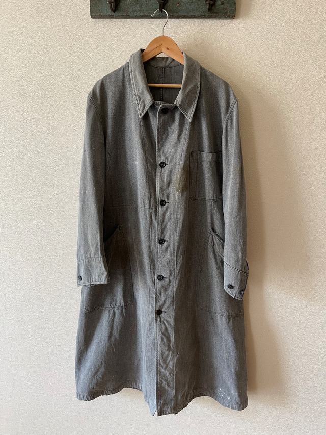 1940/50s French Chambray Atelier Coat