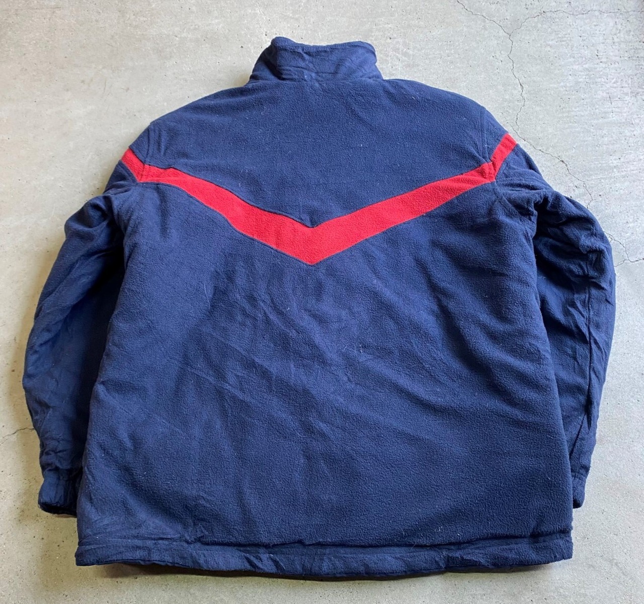 NIKE ナイキ スウォッシュロゴ刺繍 切替 リバーシブル フリース 