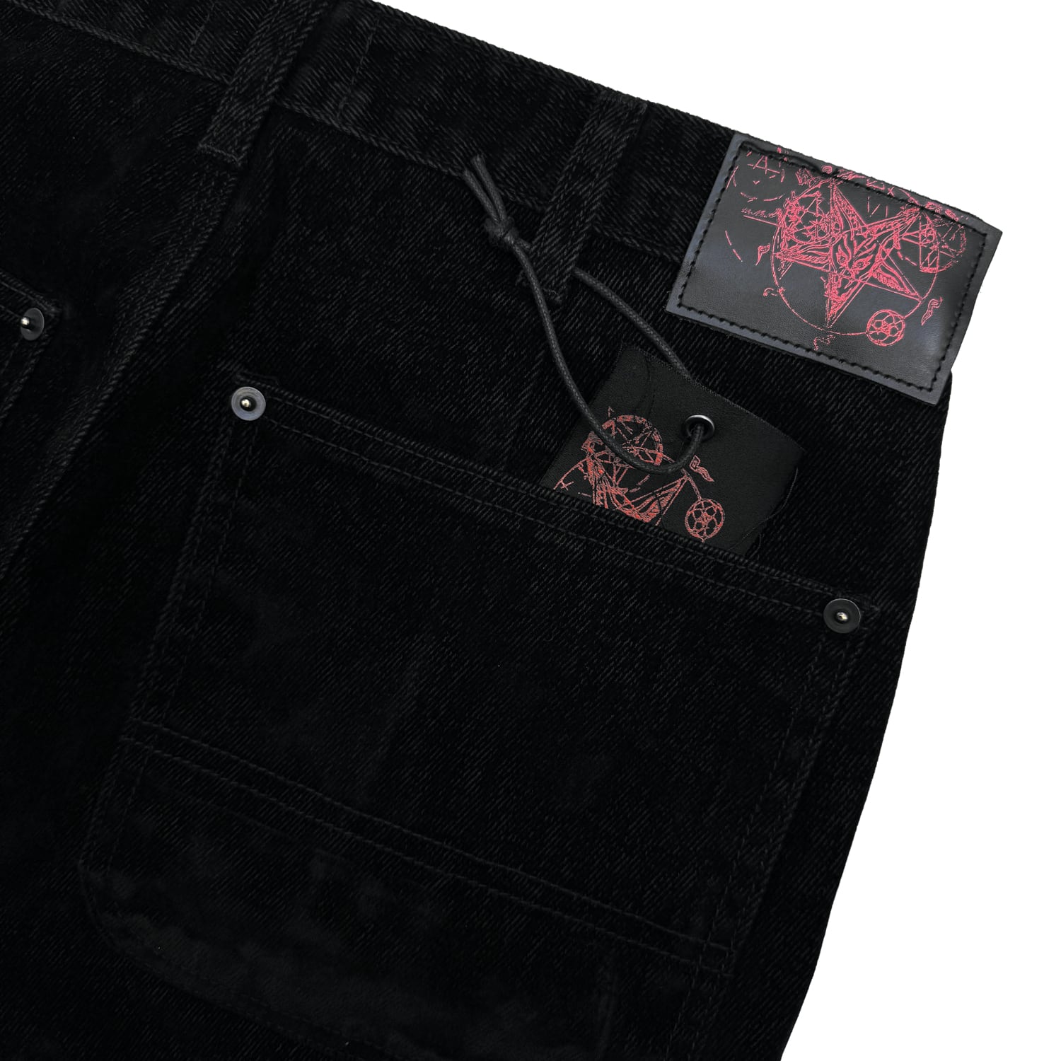 パンツ emostanceclub coated carpenter baggy EMOSTANCECLUB / VELVET LEATHER PANEL BAGGY CARPENTER JEANS | HOLICK