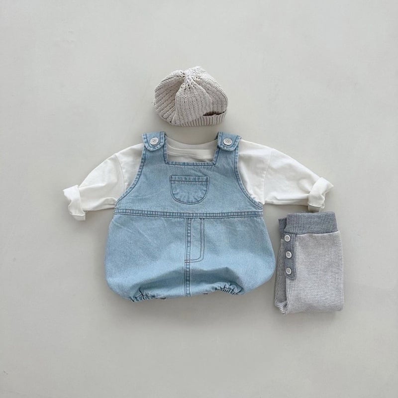 【BABY】春新作 オシャレデニムサロペット