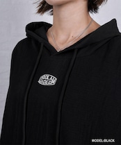 【直営限定ITEM】ソフトシアサッカーフーディー (BLACK) CQ-49002H