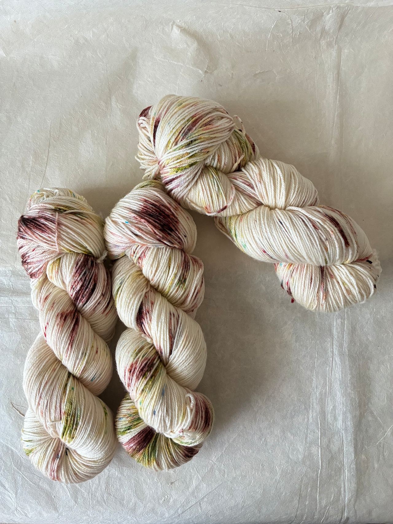 【受注販売: 10月中旬〜下旬に順次発送】花束(meriyasu fingering, meriyasu sock, meriyasu BFL)・画像4