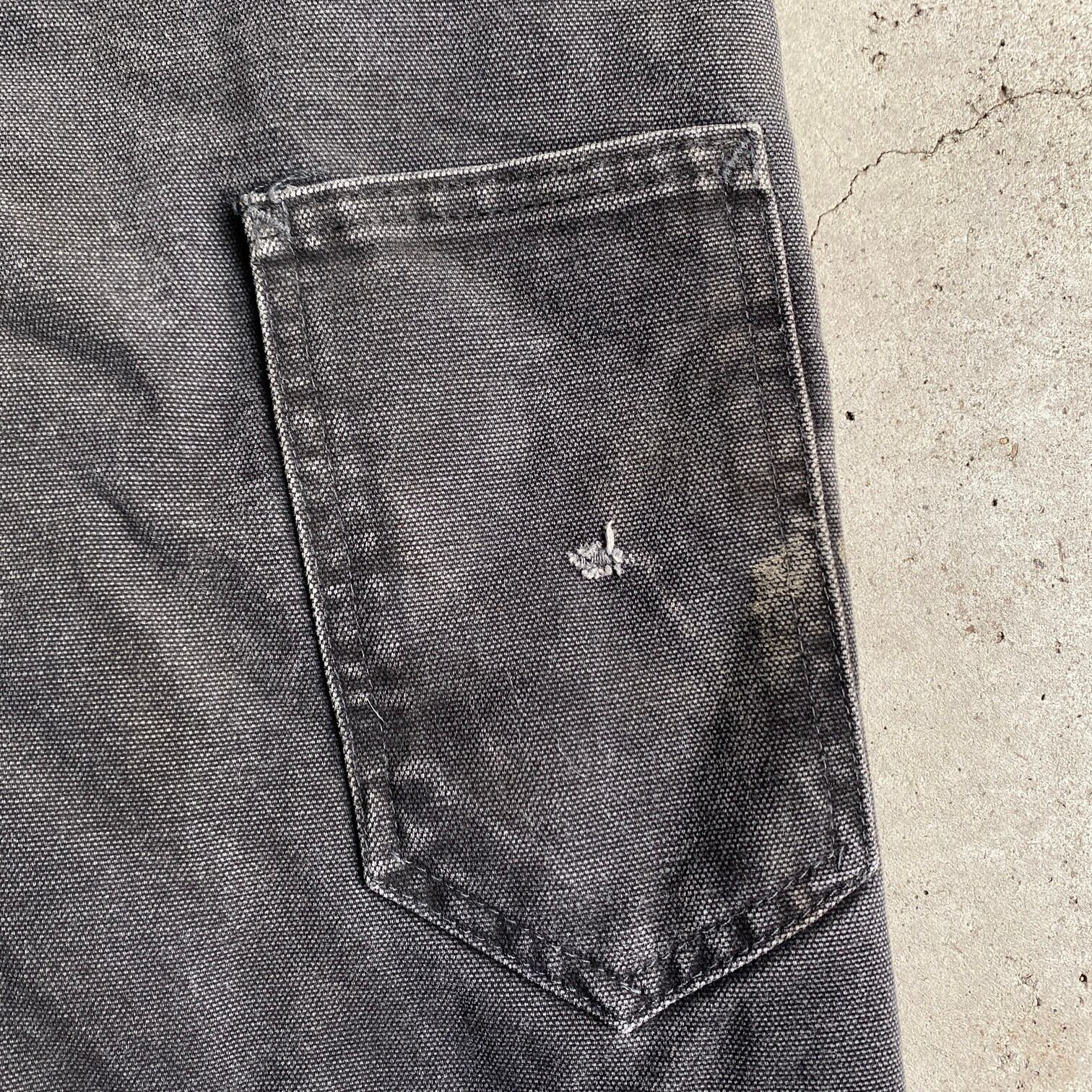 カーハート ペインターパンツ メキシコ製 刺繍 ブラック 33×32 カーハート ペインターパンツ メキシコ製 刺繍 ブラック 33×32