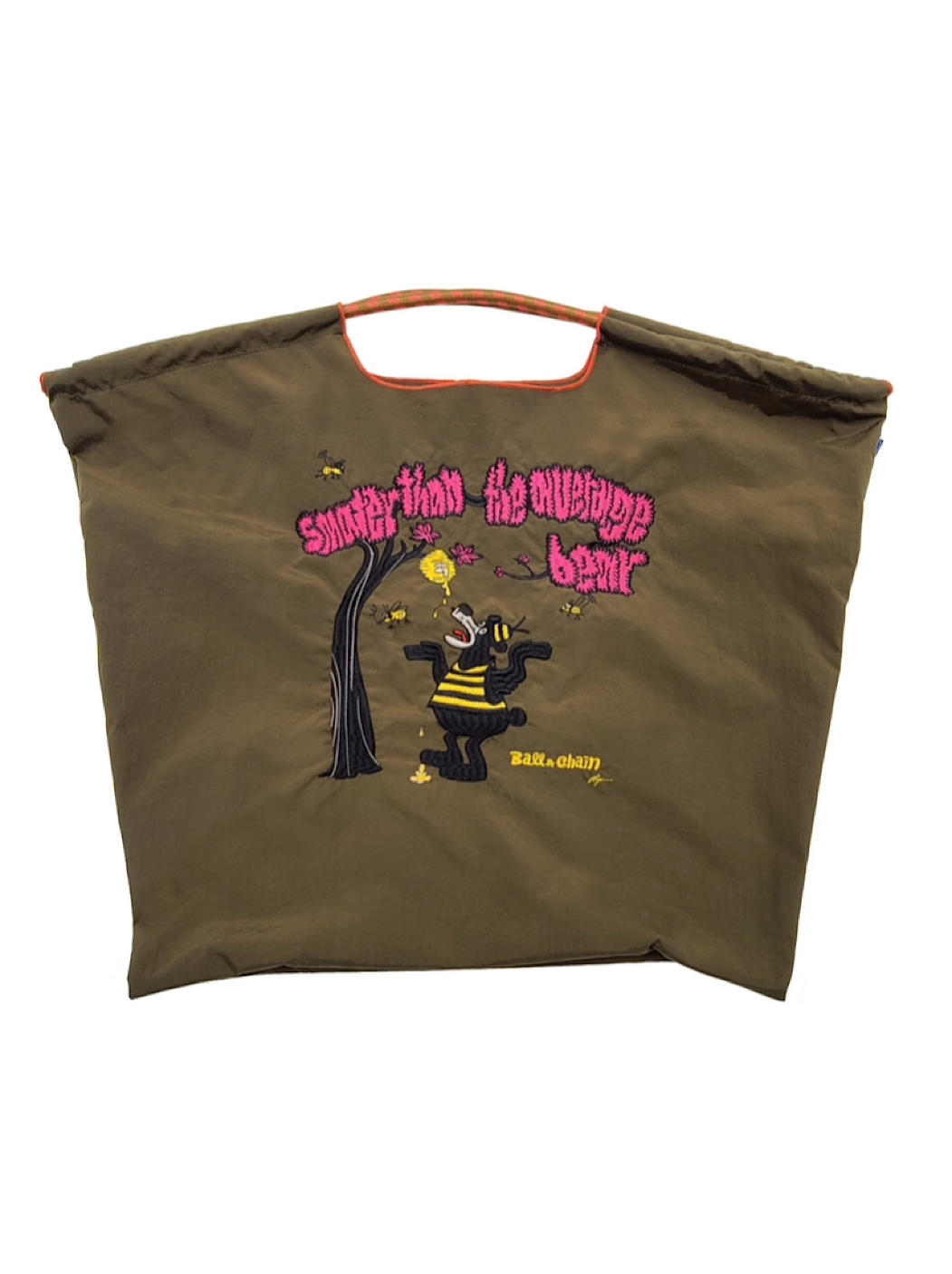 Ball&Chain ショッピングバッグ L size【A.HONEY BEAR】