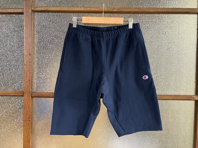 CHAMPION REVERSE WEAVE SWEAT SHORT PANTS (NAVY)