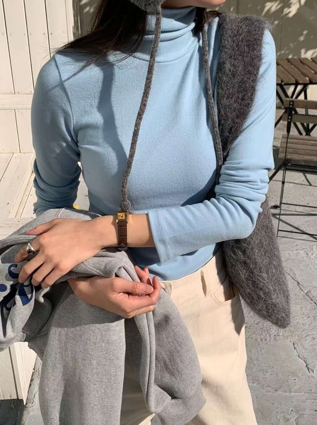 (予約) AREING / Oatmeal pola tee 5color