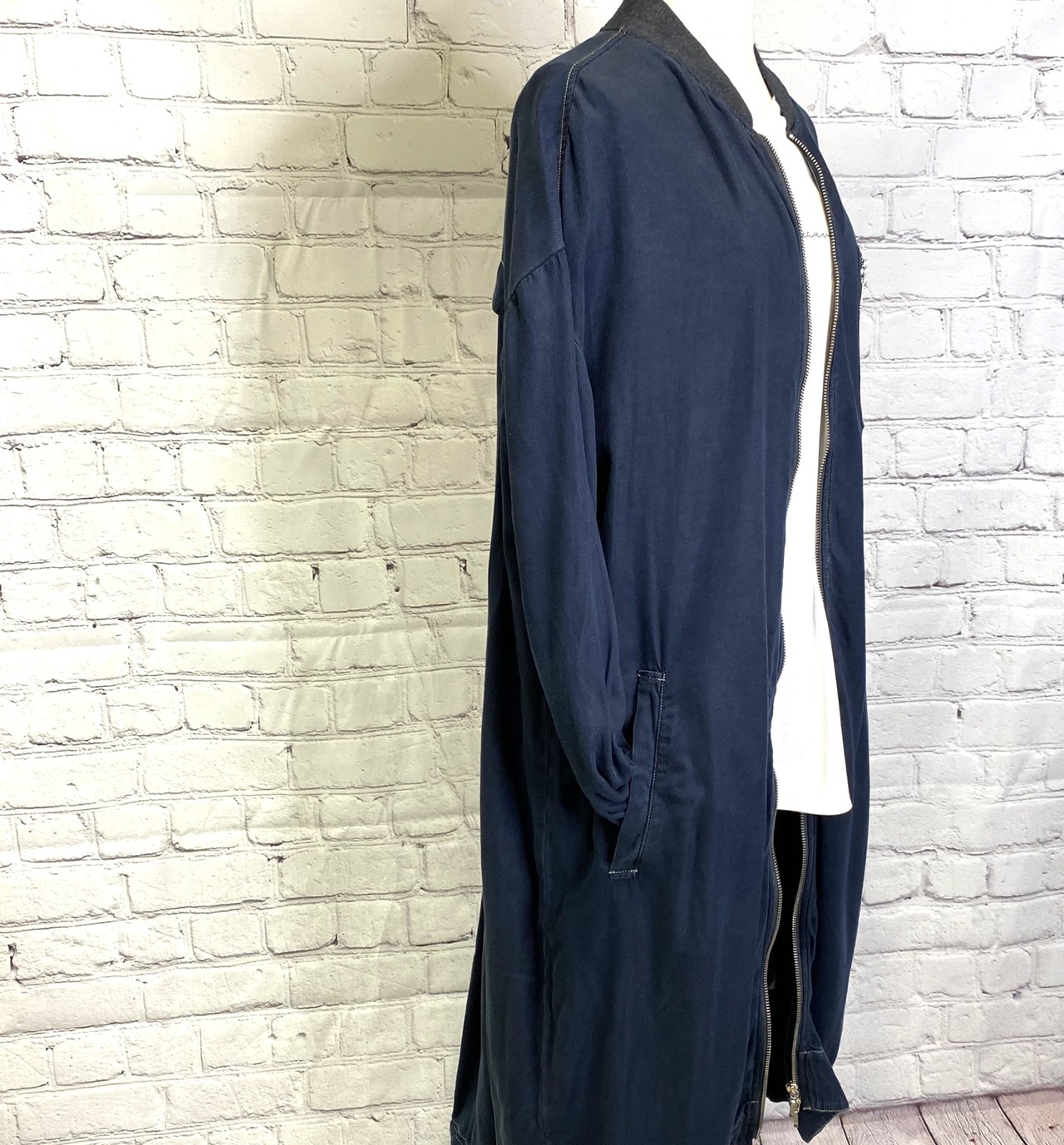 SALE！ayane アヤン テンセルデニムロングMA-1 853707 | Select Shop