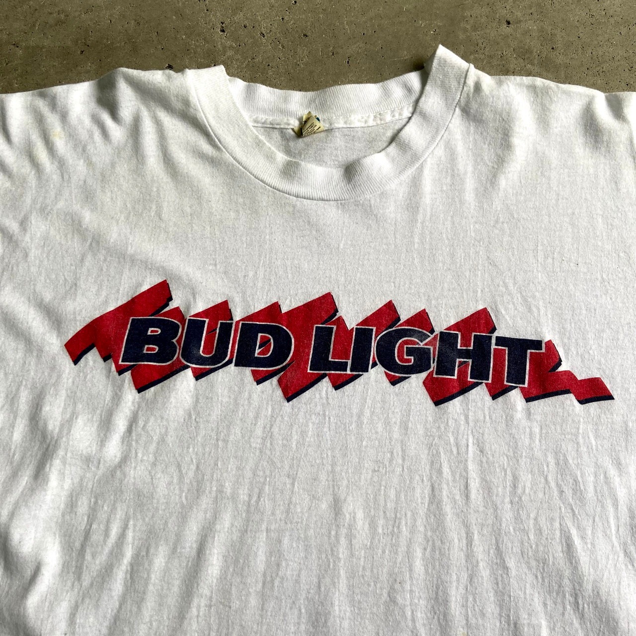 90年代 BUD LIGHT バドライトビール 企業ロゴ プリントTシャツ メンズ 