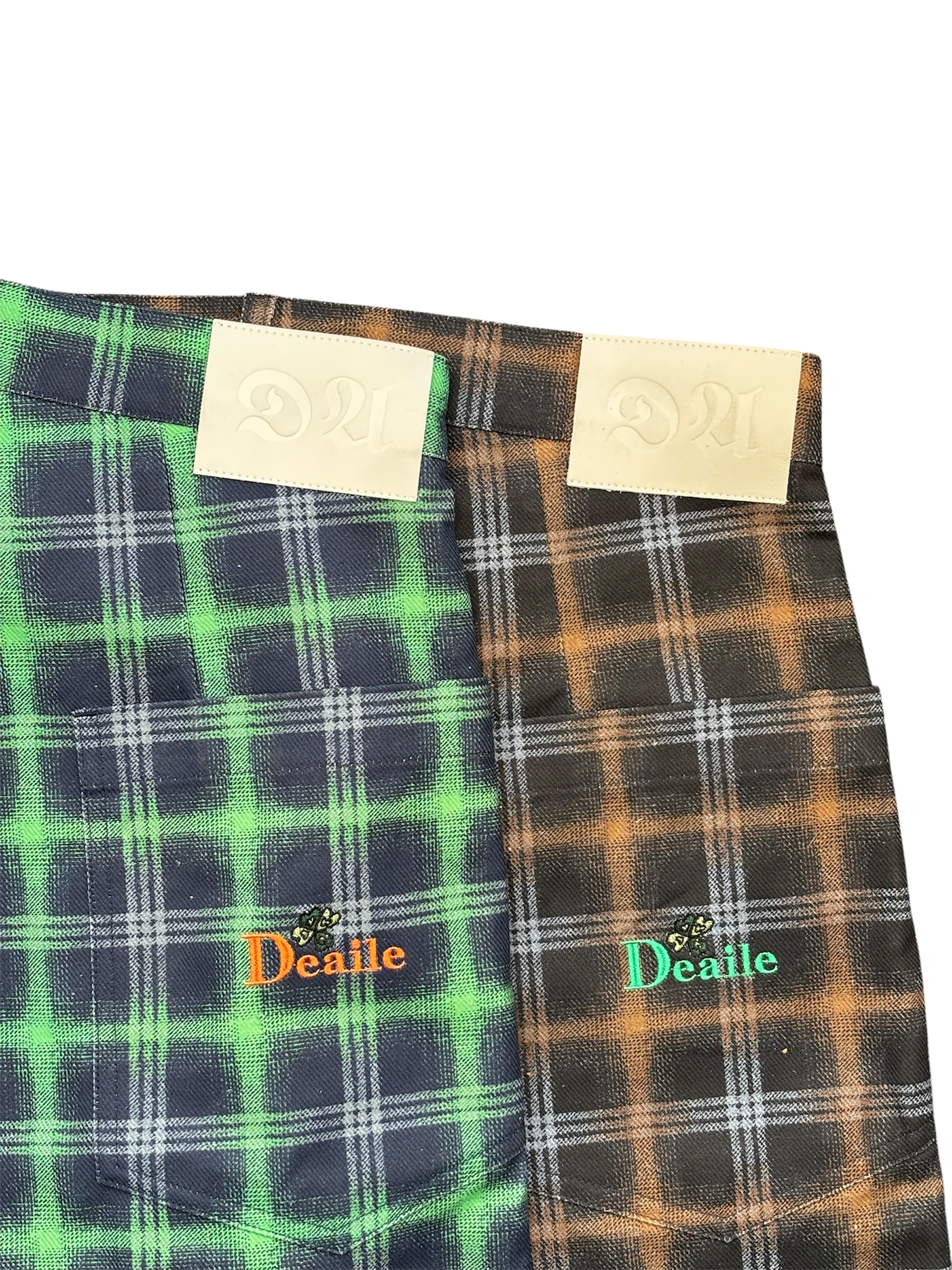 deaileチェックショーツL Deaile Logo Check Shorts | Deaile